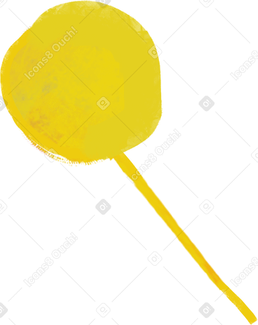 bubble yellow Illustration in PNG, SVG