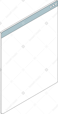vertically browser window Illustration in PNG, SVG