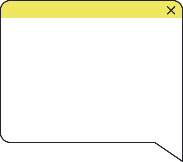 Окно браузера с речевым пузырем в PNG, SVG