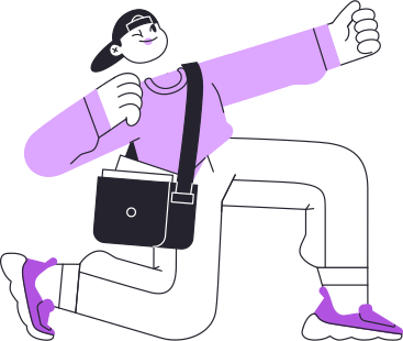 guy with mail bag PNG, SVG
