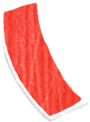 red rectangular confetti PNG, SVG