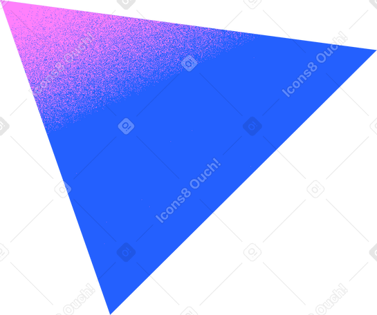 Triangulo azul PNG, SVG
