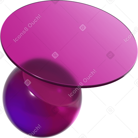 3D transparent lens and glass sphere PNG, SVG