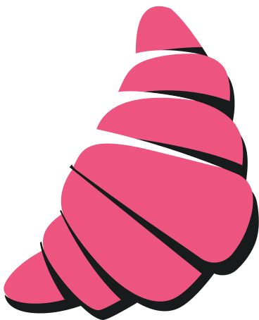 french croissant PNG, SVG