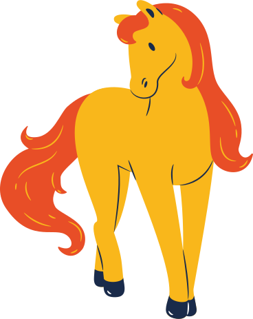 horse standing PNG, SVG