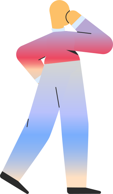 person standing back PNG, SVG
