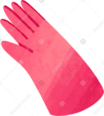 pink rubber glove PNG, SVG