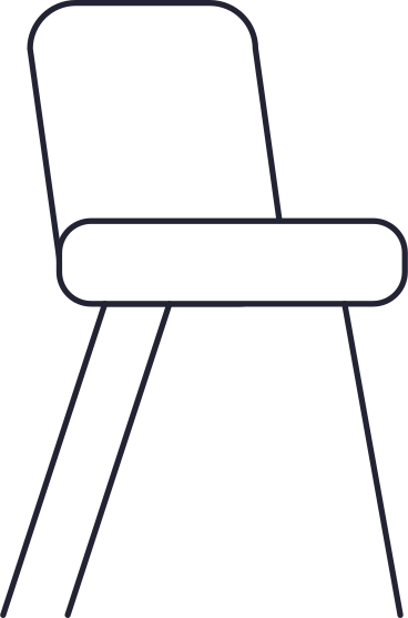 white chair with backrest PNG, SVG