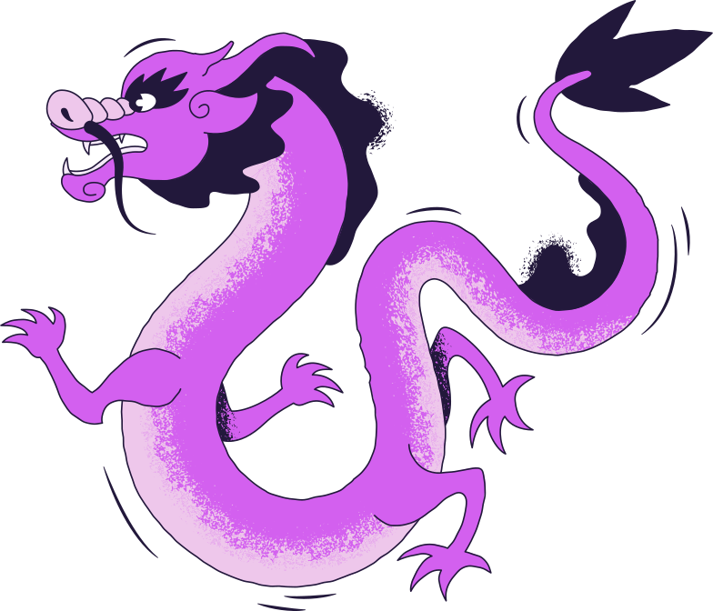 chinese dragon Clipart illustration in PNG, SVG