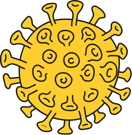 coronavirus molecule big Illustration in PNG, SVG