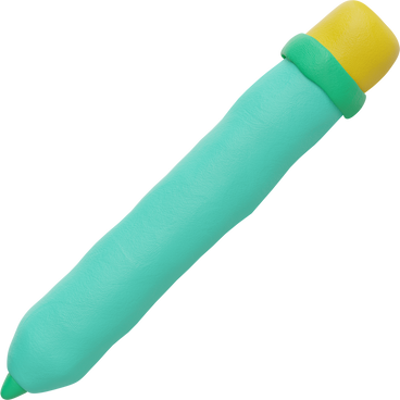 Green blue pencil PNG, SVG