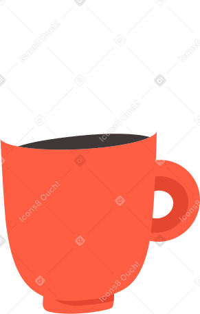 red cup Illustration in PNG, SVG