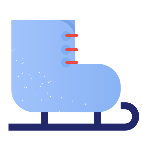 ice skate Illustration in PNG, SVG