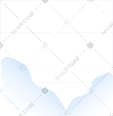 Striped background with blue mountains PNG, SVG