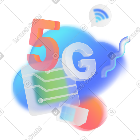 五g技术 PNG, SVG