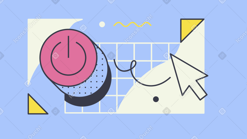 Logged out Illustration in PNG, SVG