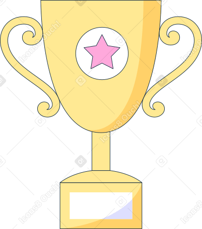 La copa de ganadores PNG, SVG