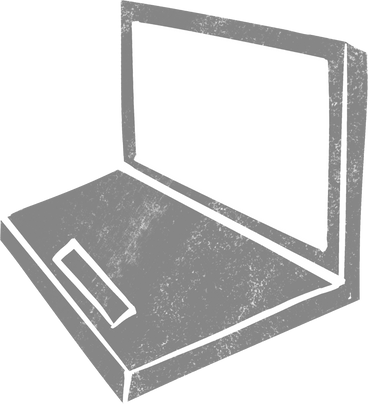 gray open laptop PNG, SVG