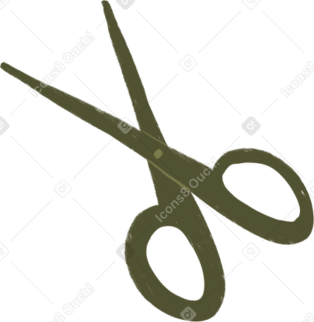 green scissors PNG, SVG