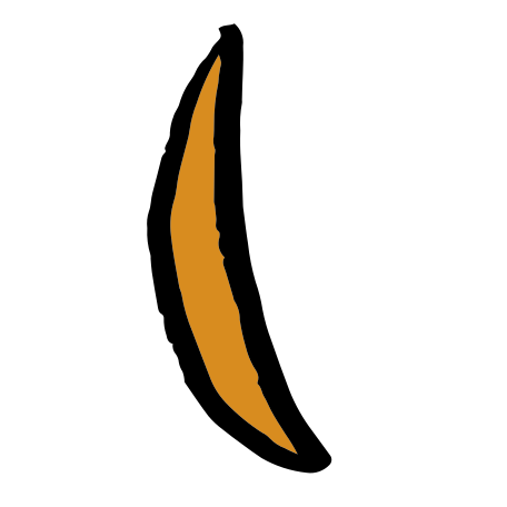 crescent Illustration in PNG, SVG