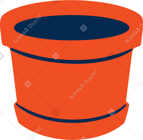 flower pot Illustration in PNG, SVG