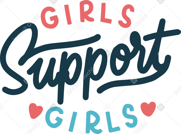 Filles-soutien-filles PNG, SVG