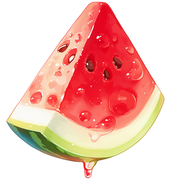 Watermelon slice PNG, SVG