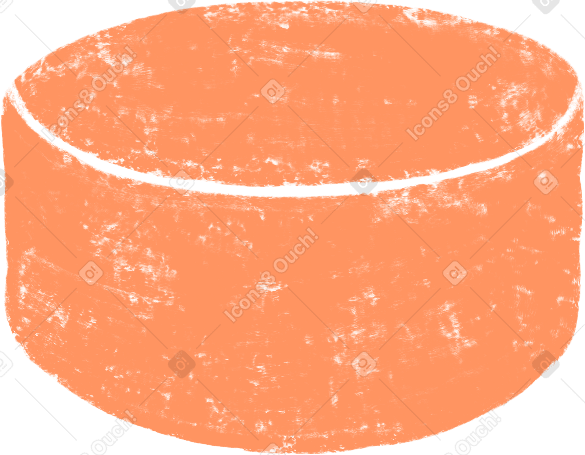orange round figure PNG, SVG
