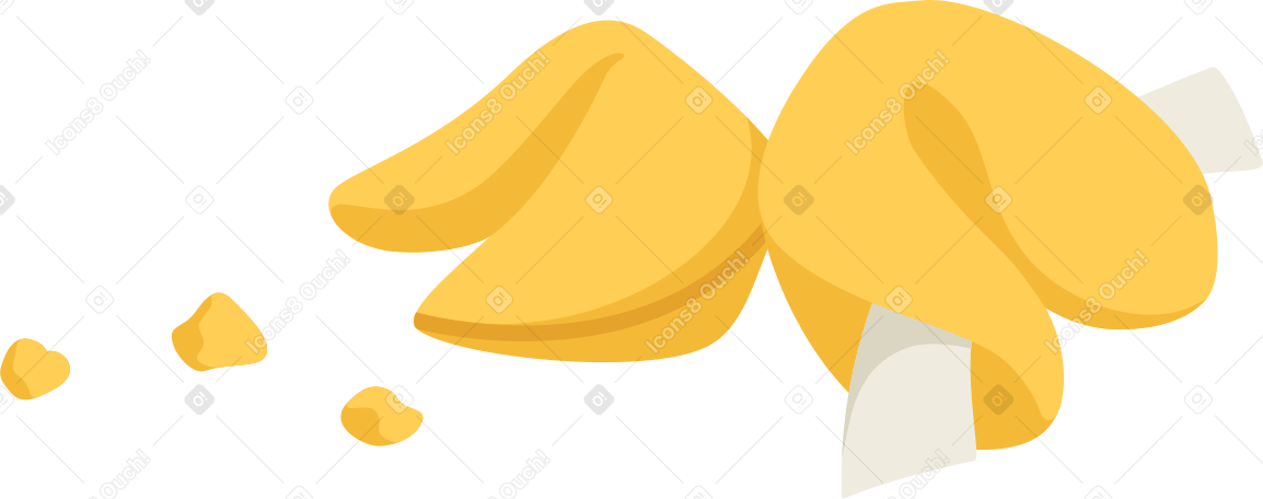 galletas de la fortuna PNG, SVG