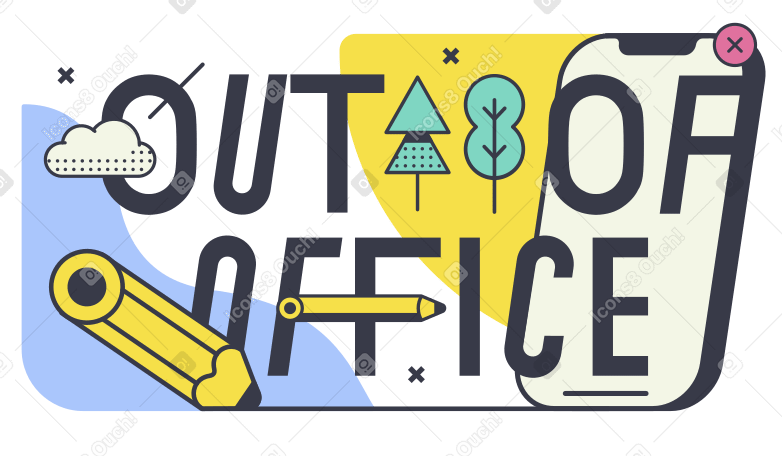 Out of office PNG, SVG