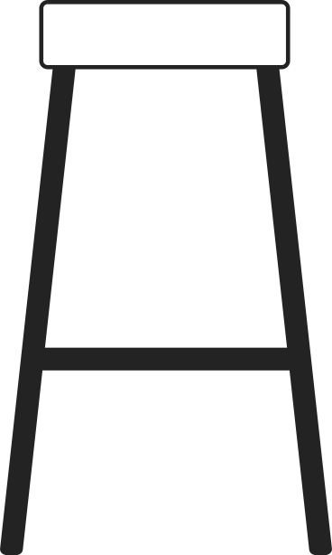 high bar chair PNG, SVG