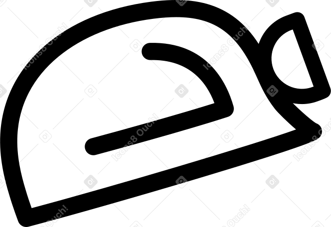 Шахтерская каска с фонариком в PNG, SVG