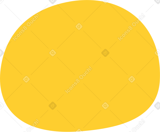 yellow blob shape background PNG, SVG
