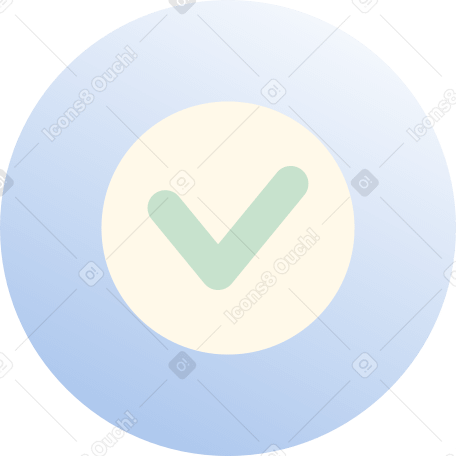 check mark icon Illustration in PNG, SVG