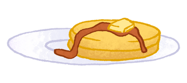 plate with pancakes PNG, SVG