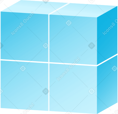 Блок кубиков в PNG, SVG