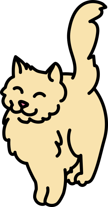 Red cat PNG, SVG