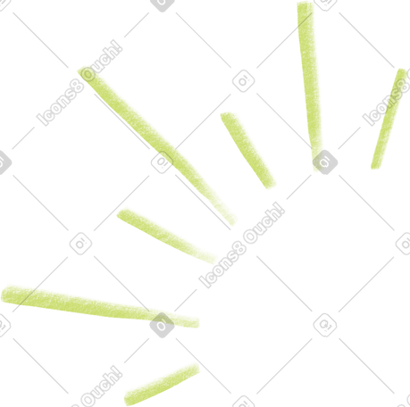 green burst lines PNG, SVG