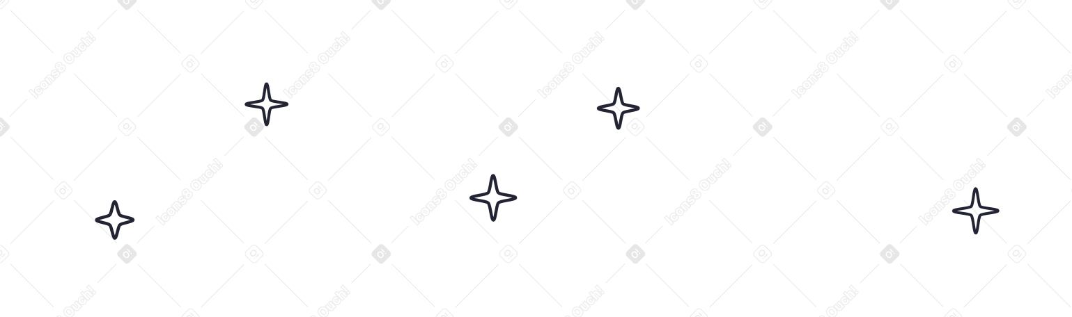 Stars Illustration in PNG, SVG