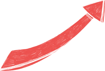 red arrow up PNG, SVG