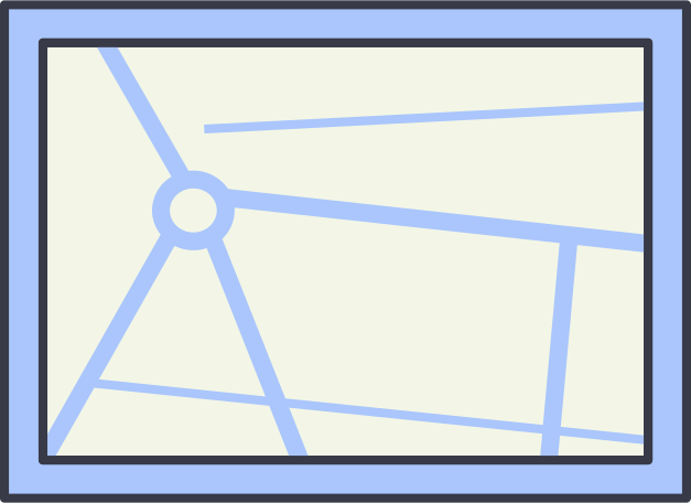 Illustration carte aux formats PNG, SVG