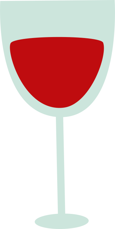 glass of red wine PNG, SVG