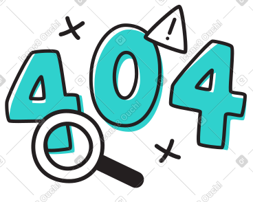 错误 404 页面未找到 PNG, SVG