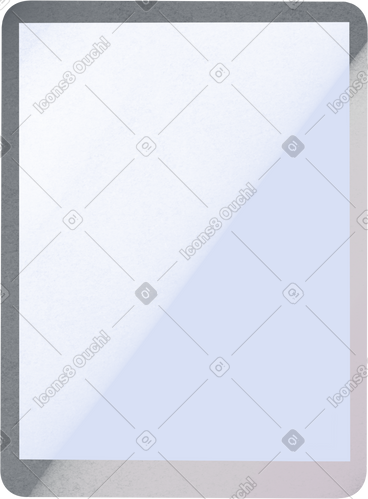 Grey ipad PNG, SVG