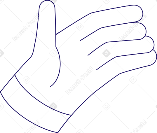 Mão segurando algo PNG, SVG