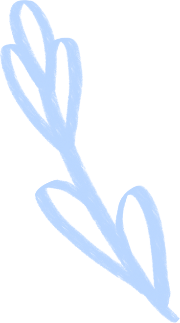 Piccola pianta a foglie blu PNG, SVG