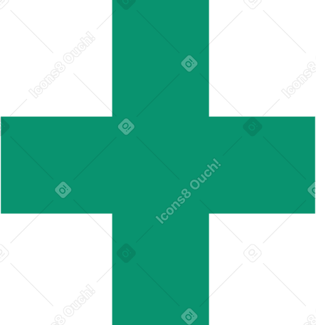 medical cross Illustration in PNG, SVG