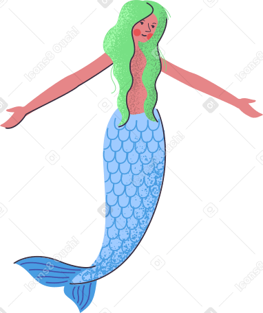 mermaid PNG, SVG