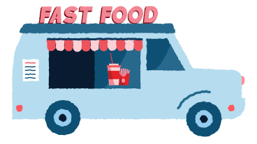 Food truck PNG, SVG
