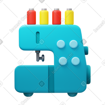 Overlock machine PNG, SVG